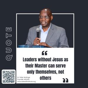 Africa Servant Leadership Quote