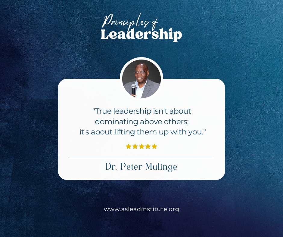 Africa Servant Leadership Quote