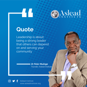 Africa Servant Leadership Quote