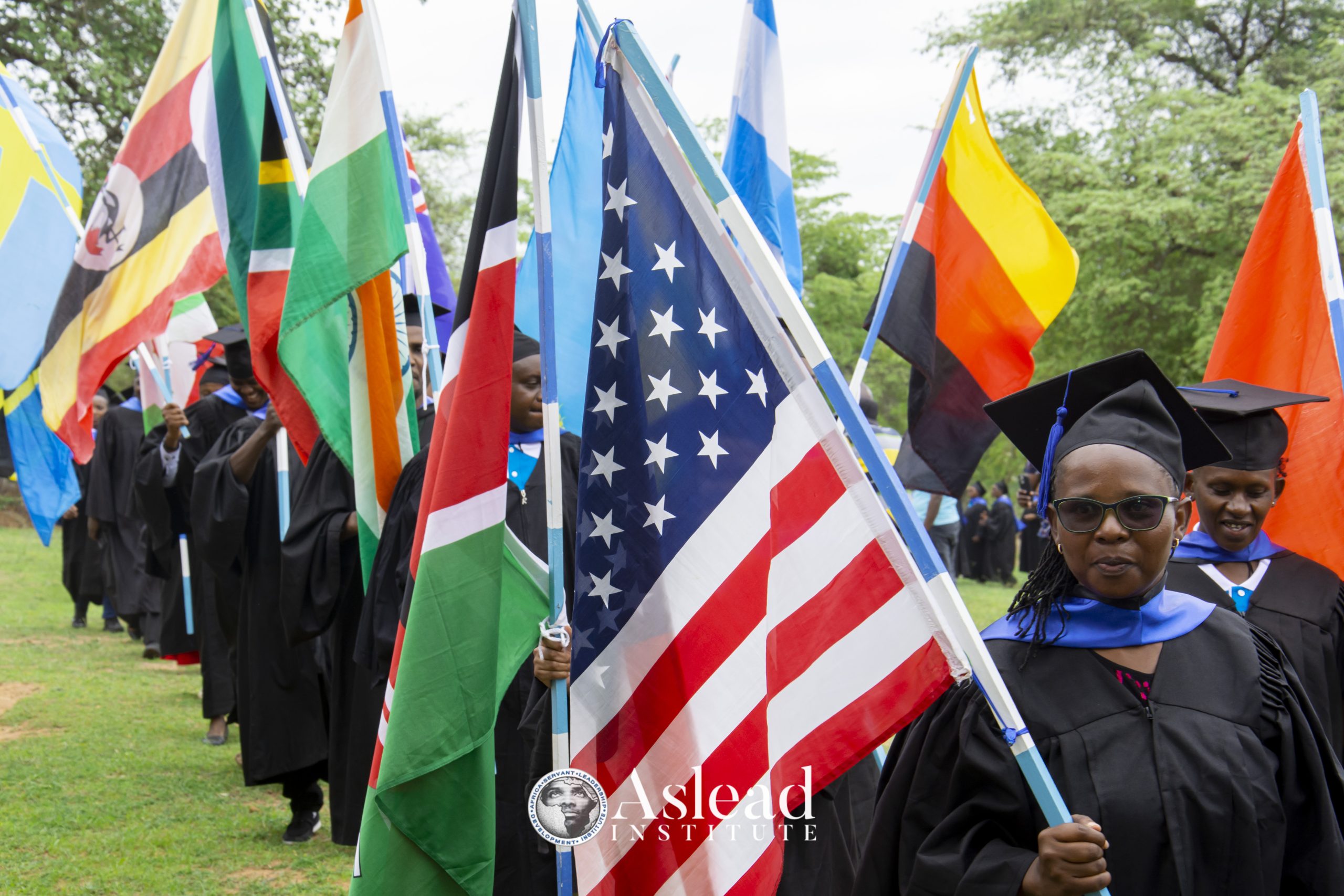 Graduates celebrating