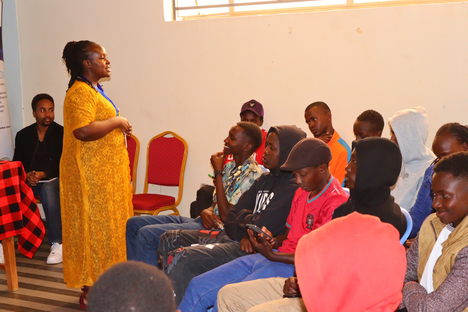Young leaders in discussion