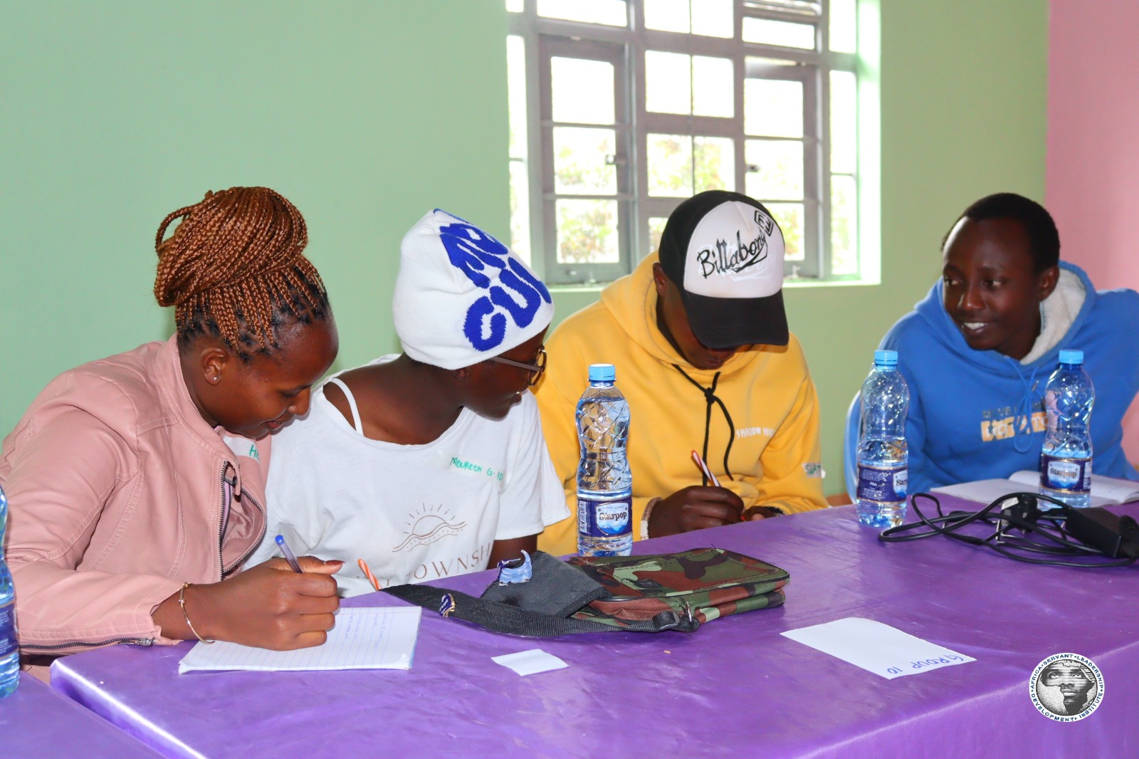 Young leaders in discussion at PEFA Church